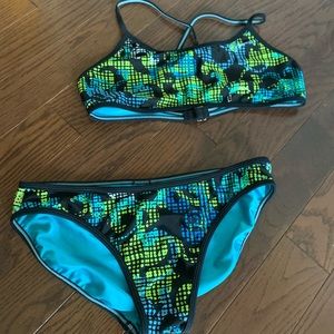 Nike Reversible 2 piece Sport Swimsuit